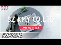 Relação industrial de aço inoxidável impermeável ótica de USB do Trackball do metal do rato IP65