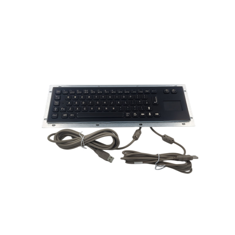 Teclado de aço inoxidável do quiosque impermeável do serviço do auto com cor do preto do Touchpad