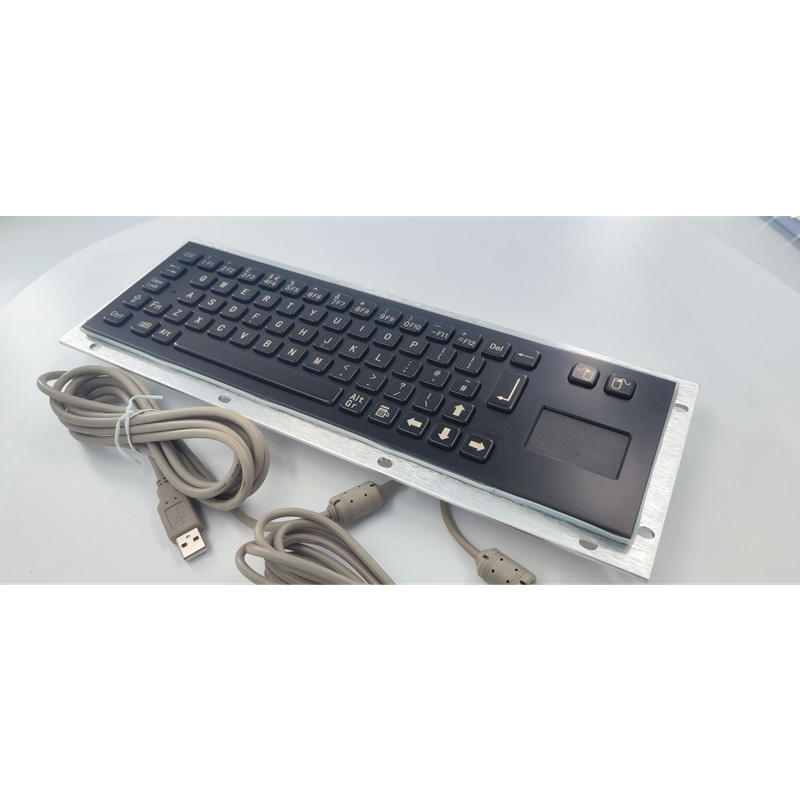 Teclado industrial do quiosque SS304 do serviço do auto com cor do preto do Touchpad