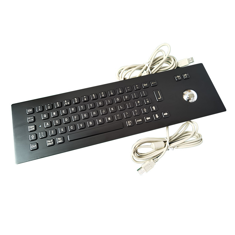 Teclado de aço inoxidável IP65 à prova d'água com 67 teclas