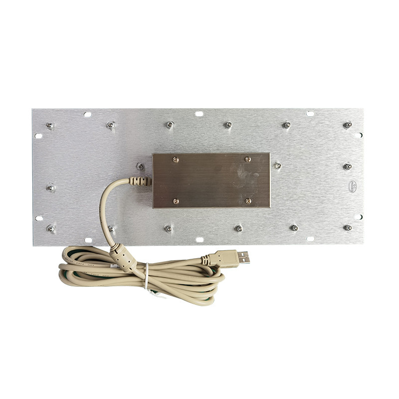65 teclas IP65 teclado de grau médico à prova de pó teclado de aço inoxidável de metal com interface USB