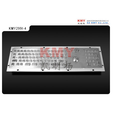 Teclado impermeável do metal do quiosque da relação do FCC USB PS2 para a plataforma industrial do controle
