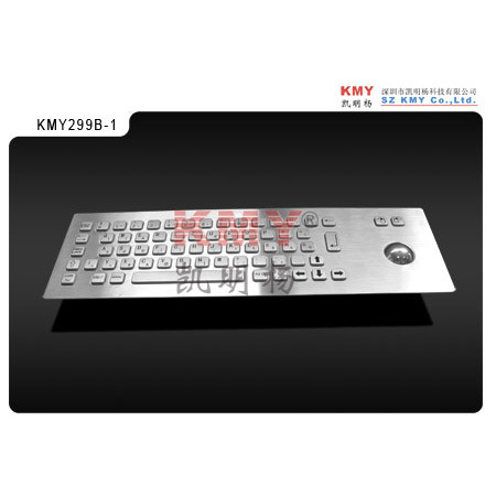 Teclado customizável do metal do quiosque da montagem do painel de 88 chaves com dispositivo apontando para o Windows 2000