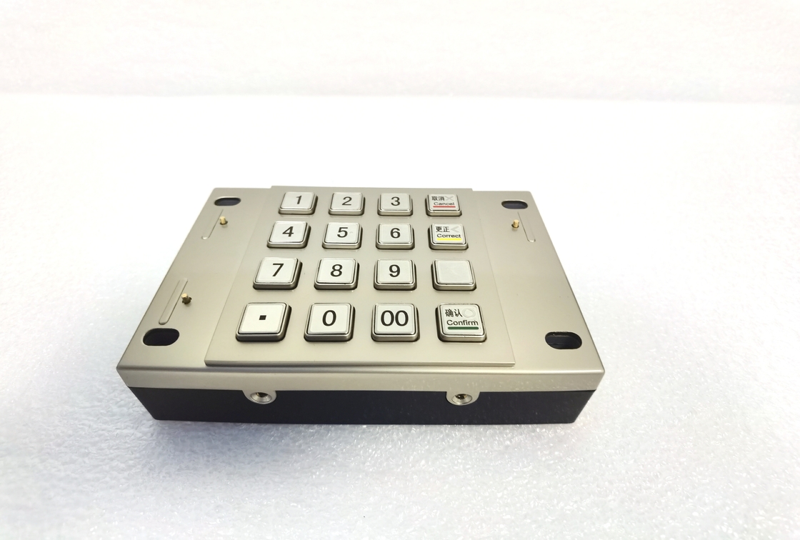 FCC de RoHS 87,5 x 91.5mm 1.2KG ATM Pin Pad Bank Machine Keypad